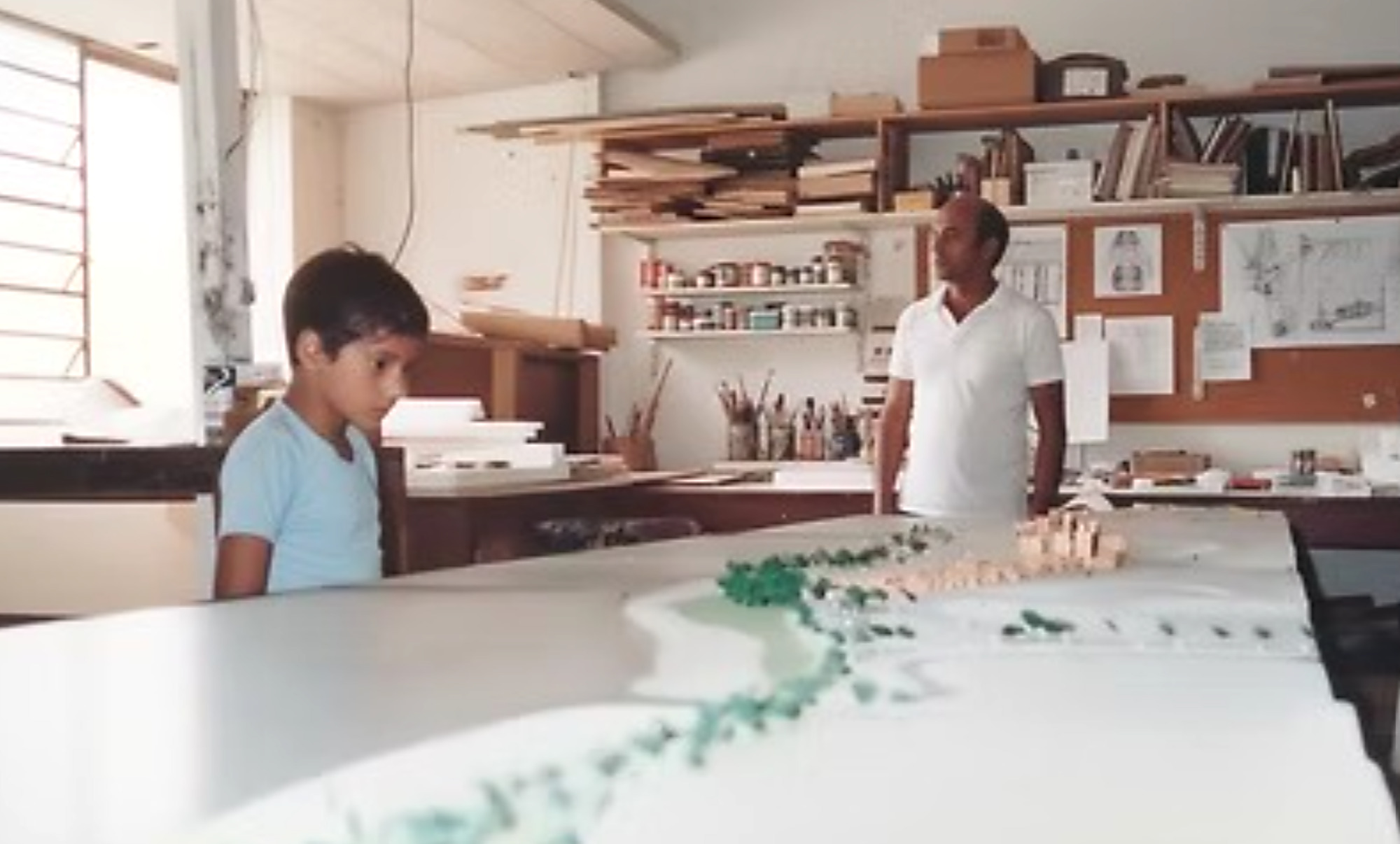Joaquim e Cláudio em 1985