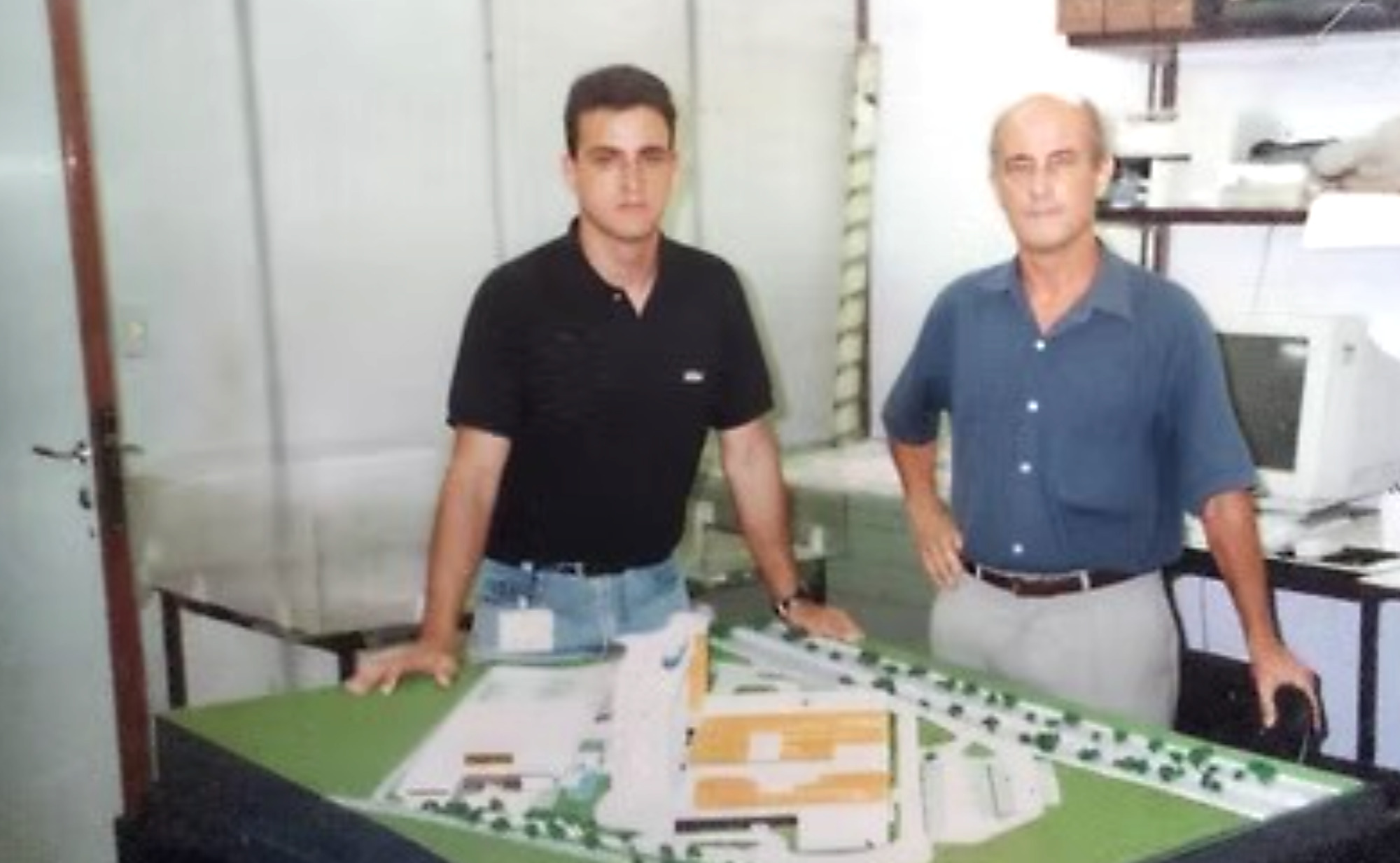 Joaquim e Cláudio em 1997